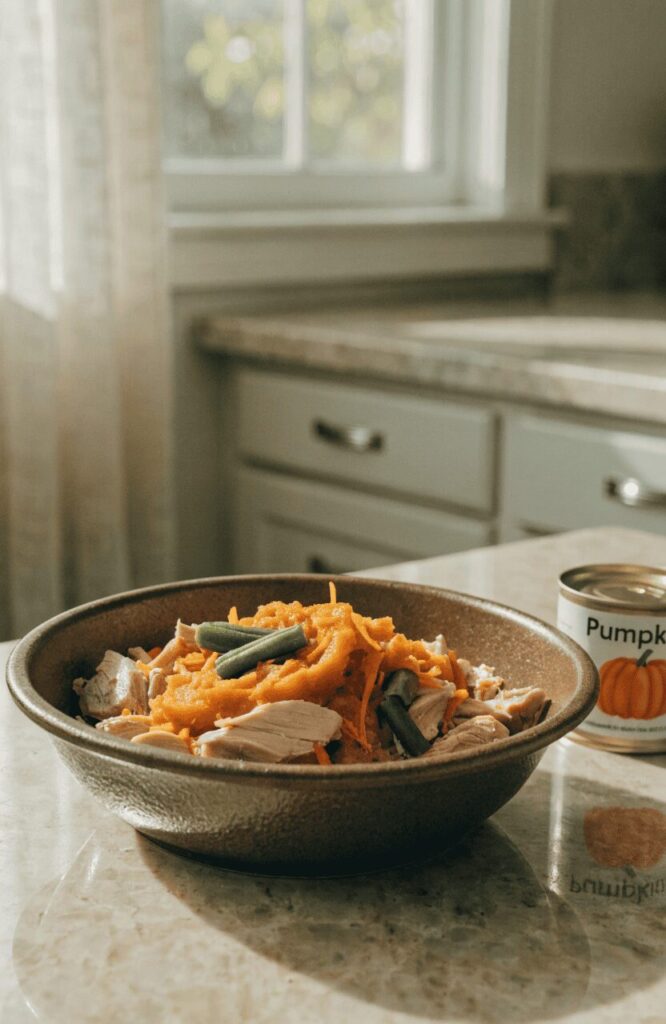 grain free chicken and pumpkin dog food recipe