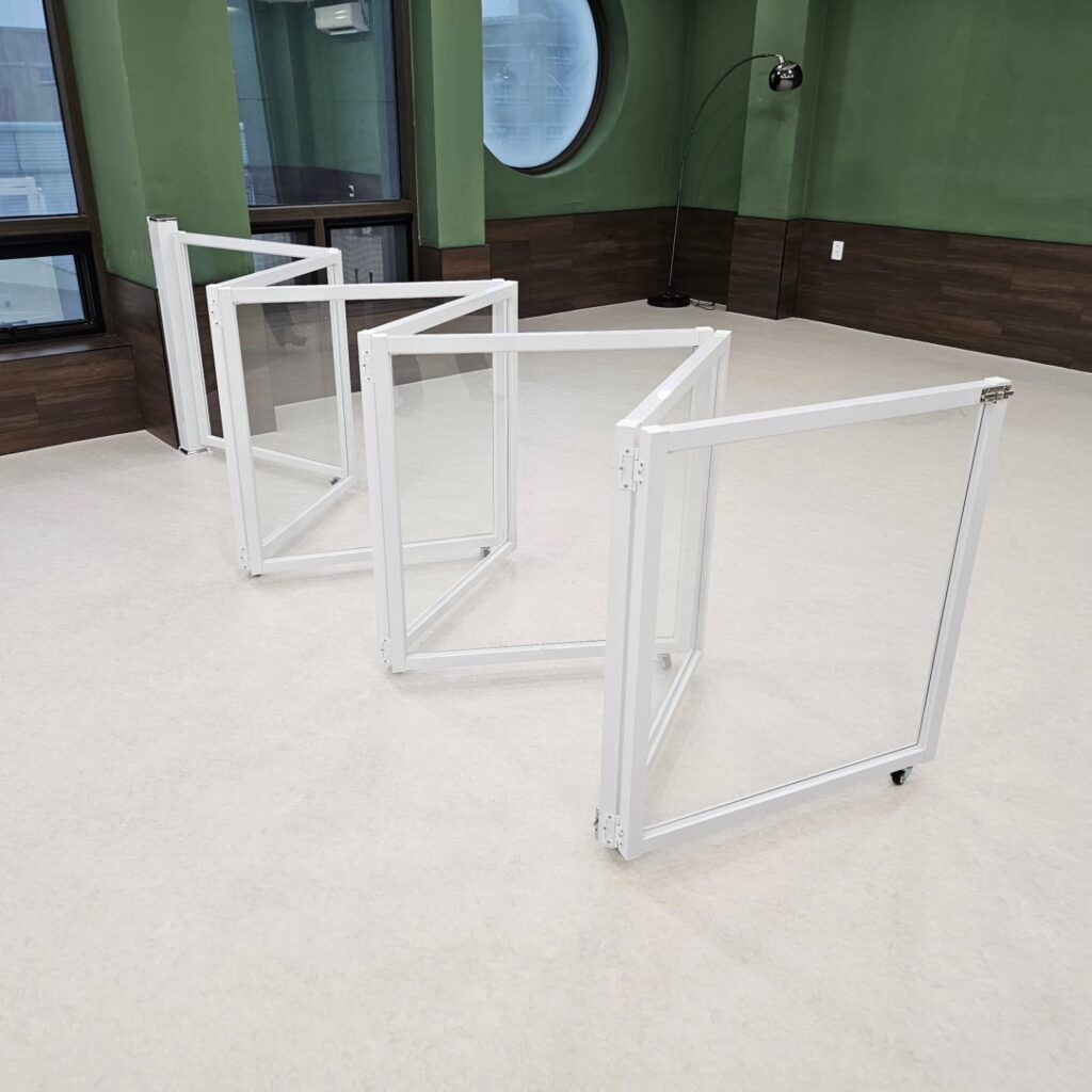 Clear Acrylic Panel Modern Dog Gate (2)