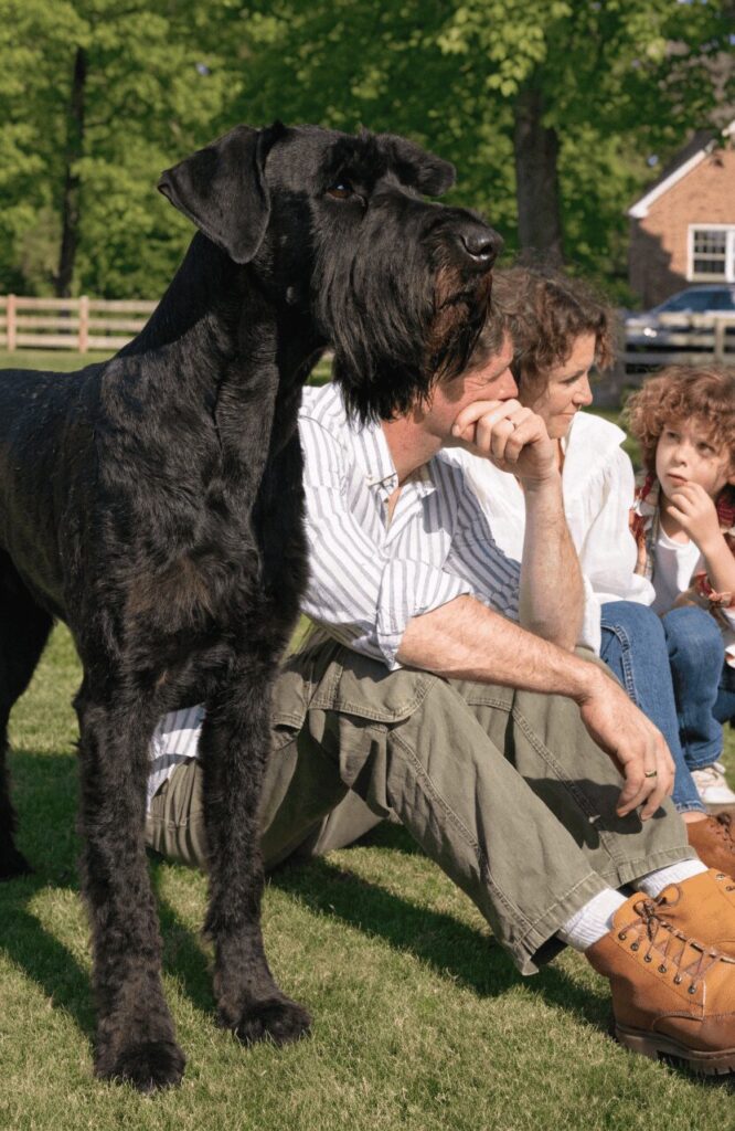Giant Schnauzer loyal trainable family protector