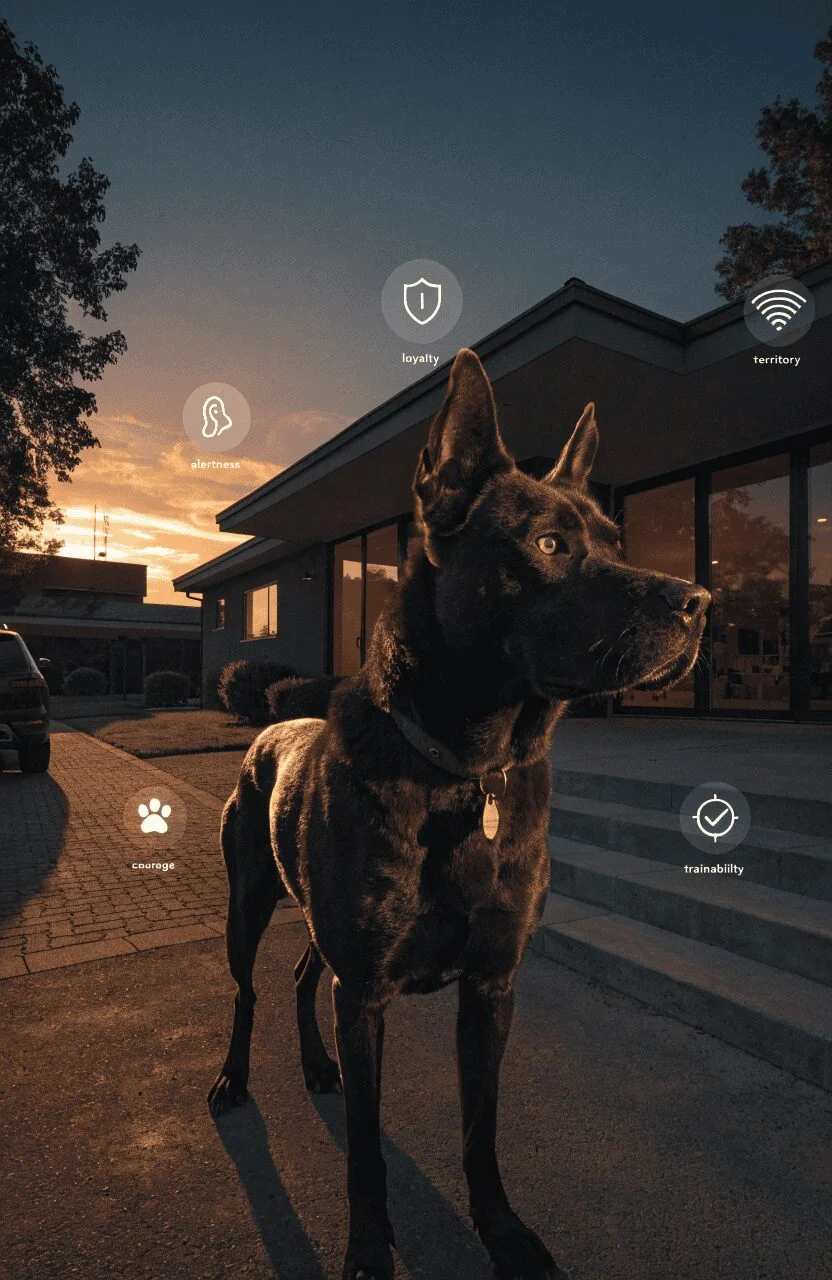 key traits that make a dog good for home security