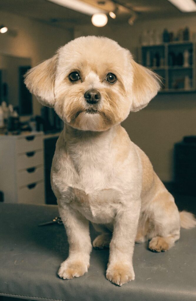freshly groomed Havanese in classic puppy cut