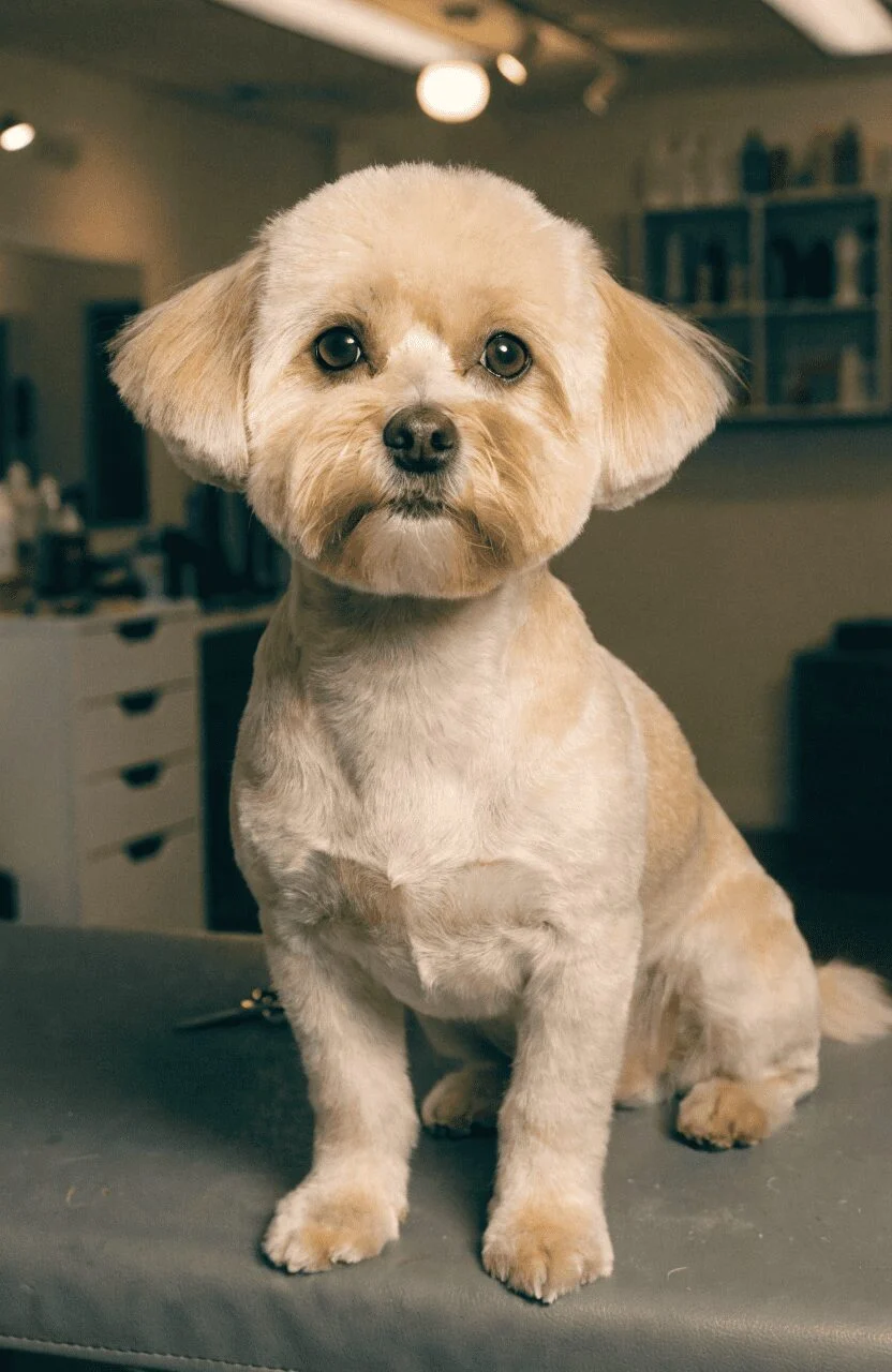 freshly groomed Havanese in classic puppy cut