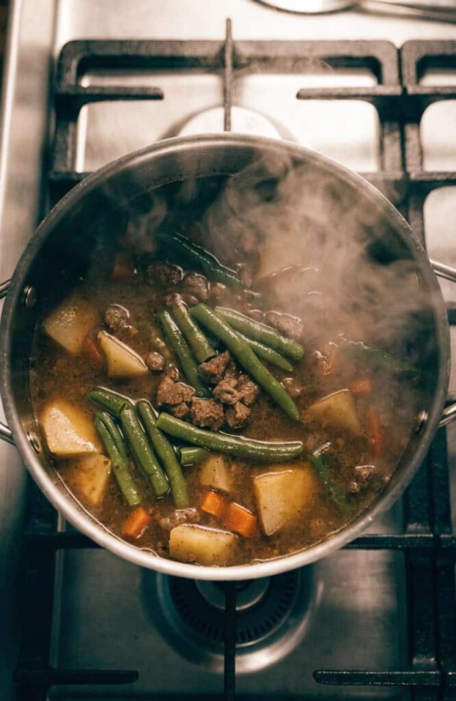 beef potato green bean stew for dogs