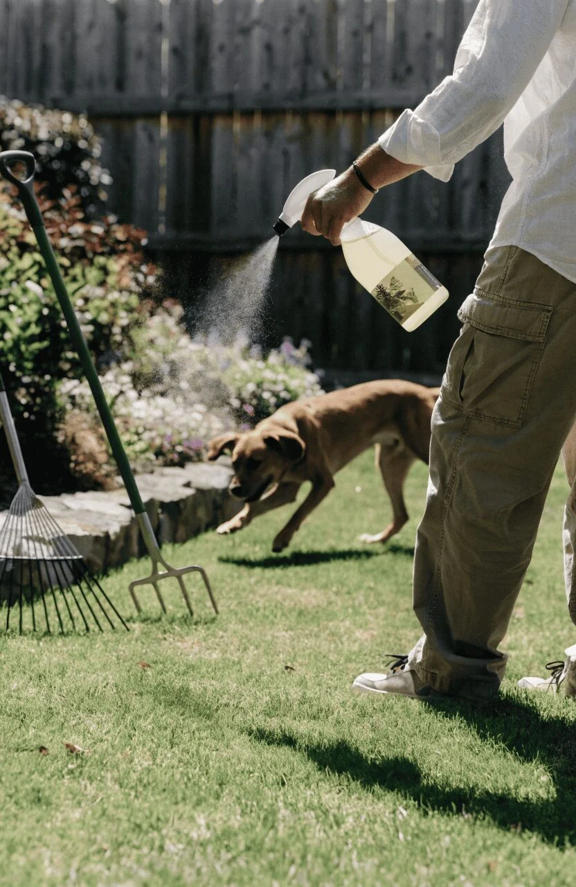 Non-toxic pest control idea for dog-friendly landscaping ideas