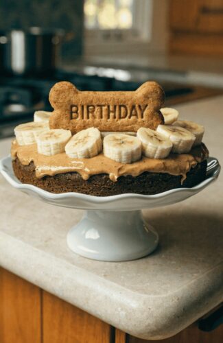 3 ingredient dog cake peanut butter birthday