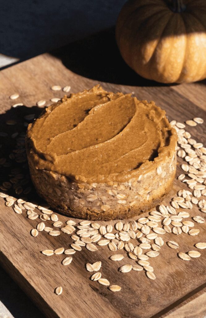 dog cake pumpkin oat wholesome recipe