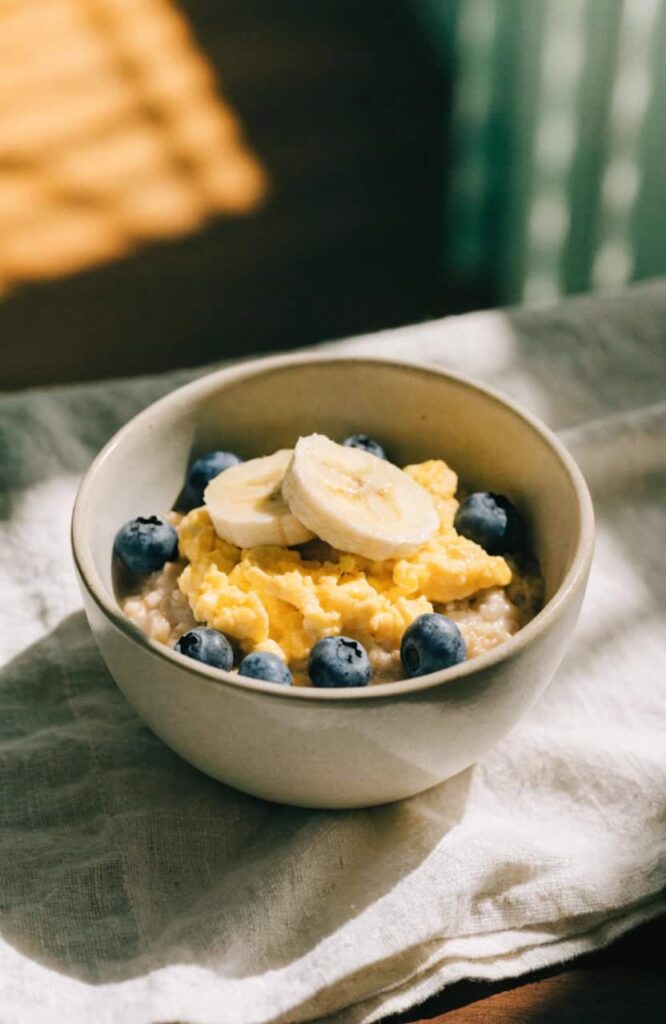 egg oatmeal blueberry dog breakfast recipe
