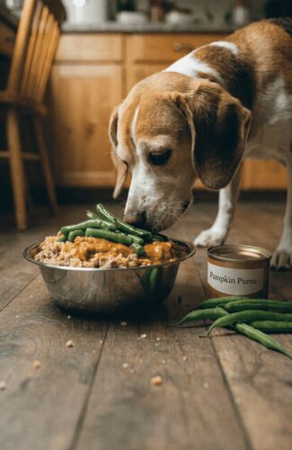 ground turkey pumpkin crockpot dog food recipe