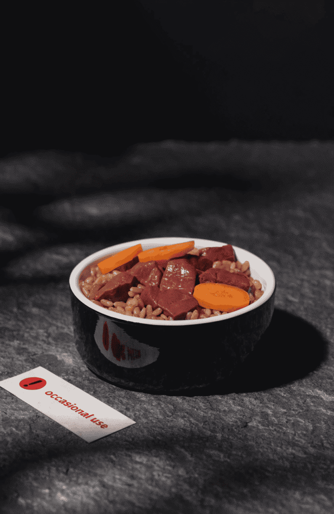 High protein beef liver dog food for recovery