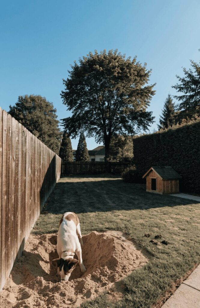 digging zones balance fun and structure in dog-friendly backyard ideas