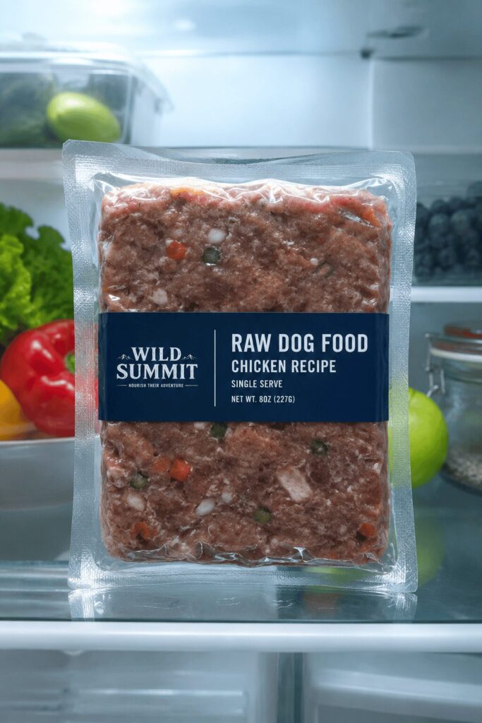 vacuum sealed dog food packaging