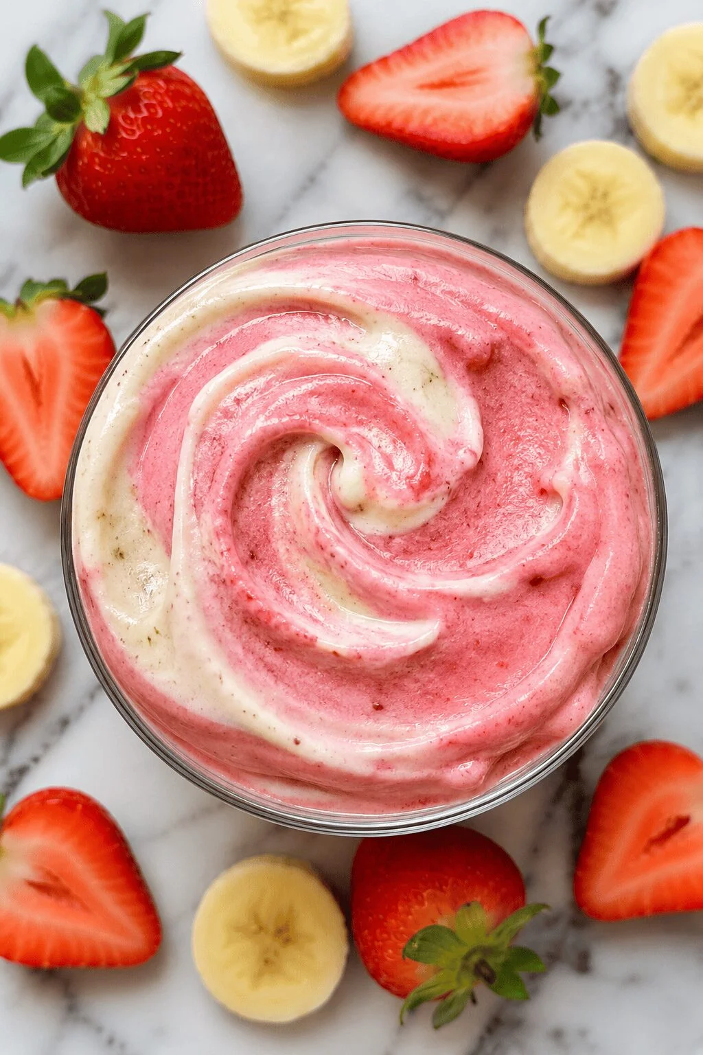 strawberry banana swirl dog ice cream recipe