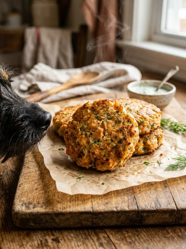 Baked salmon patties for homemade dog food recipes