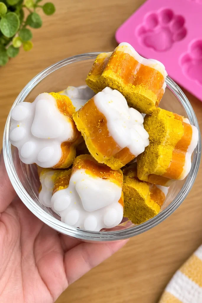 Turmeric dog treats recipes with layered candy corn look