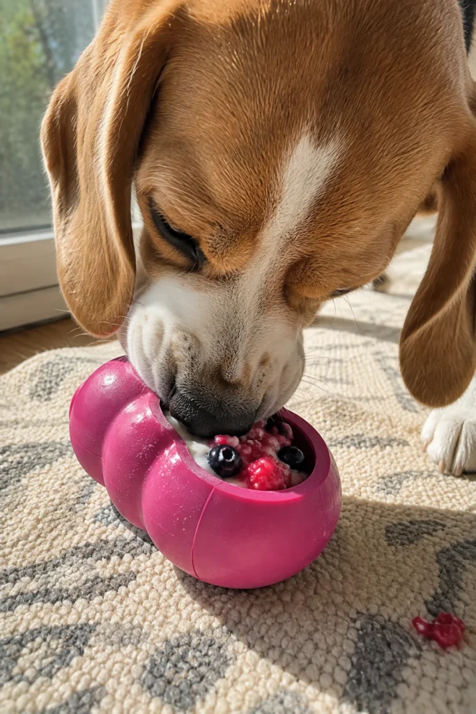 Frozen Kong recipes for dogs cottage cheese berries
