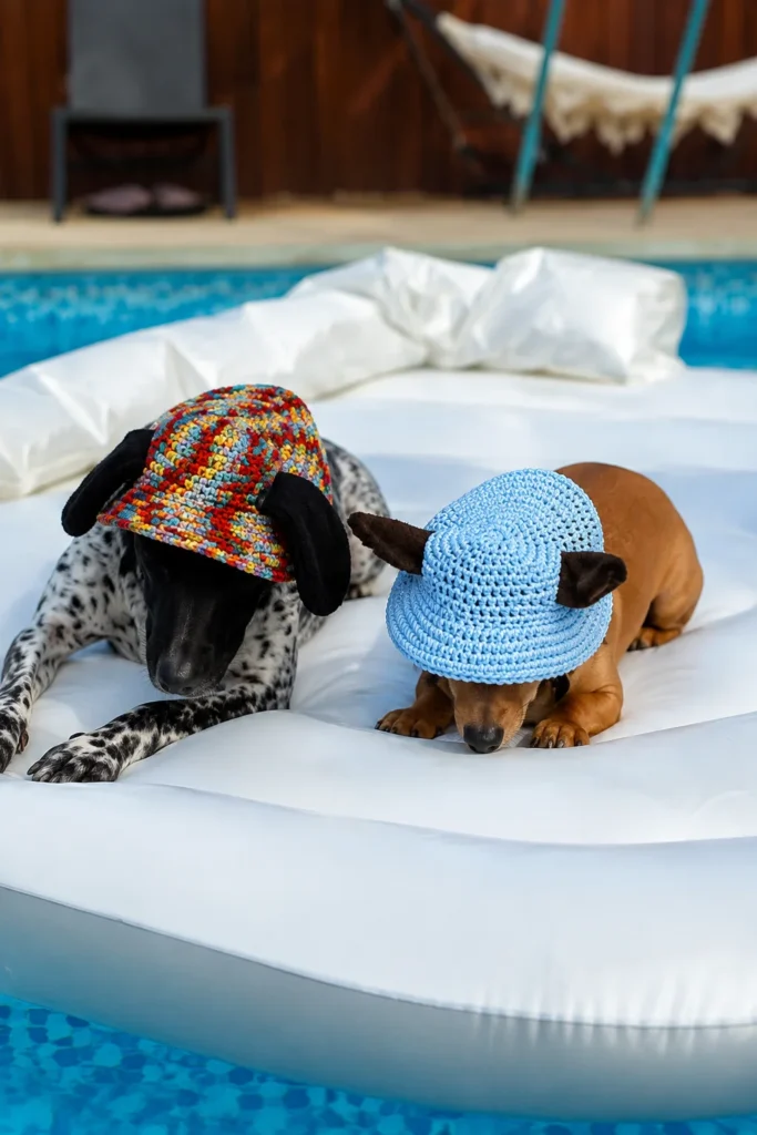 Dog Bucket Hat Free Crochet Pattern