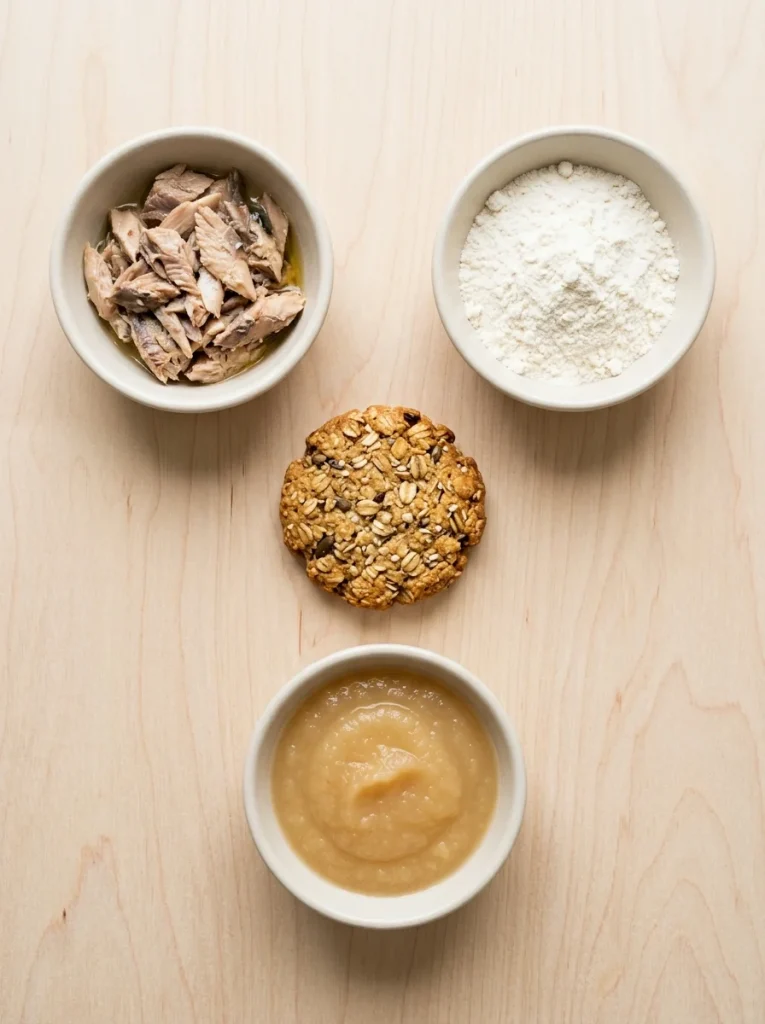 Ingredient swaps for grain-free and egg-free dog treats