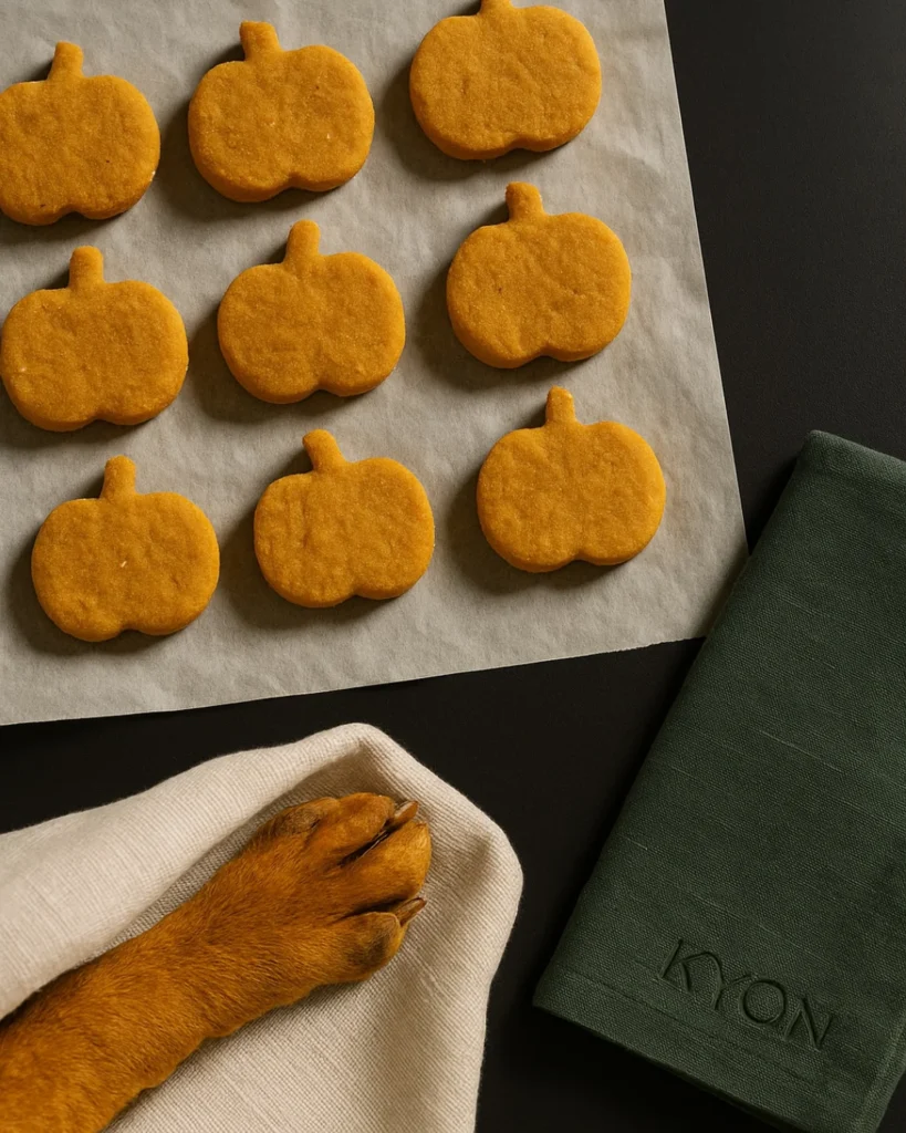 Homemade Halloween dog treats recipes pumpkin cookies