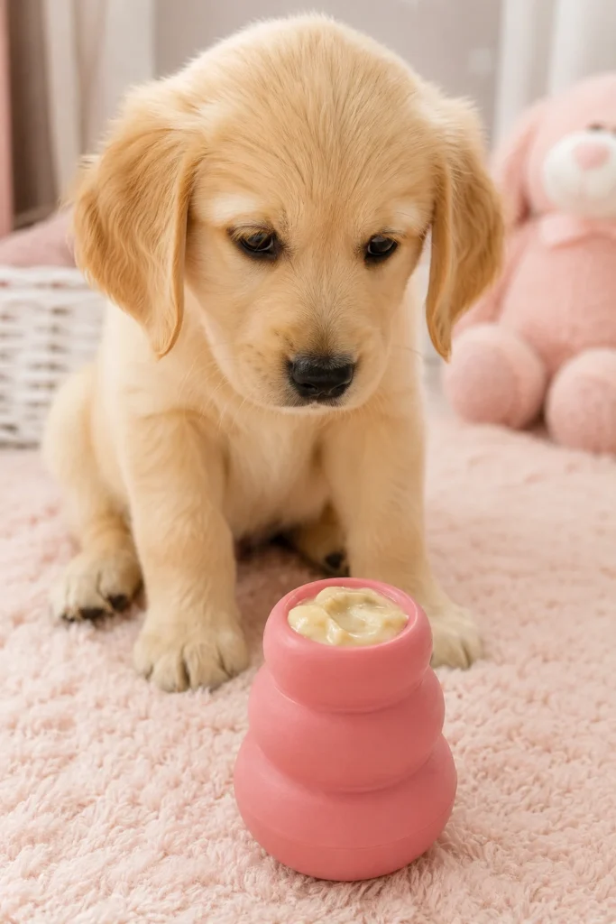 Frozen Kong recipes for dogs puppy safe soft filling
