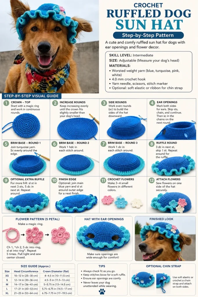 Ruffled Garden Sun Bonnet