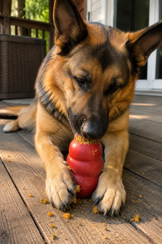 Savory frozen Kong filling ideas for dogs turkey sweet potato