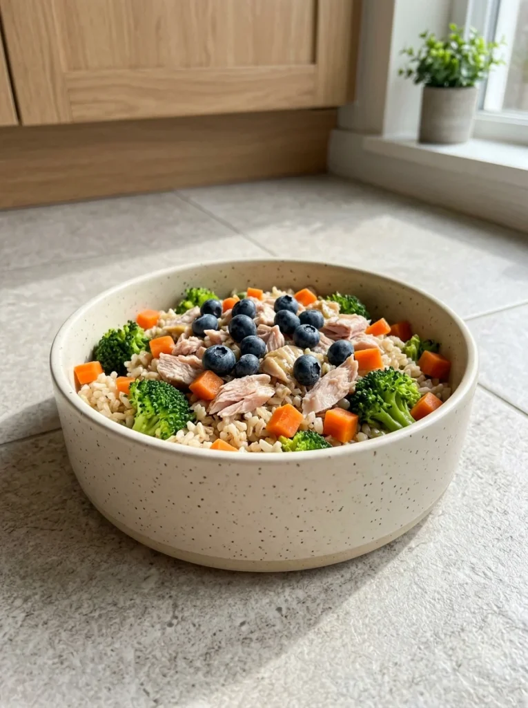 Senior large breed dog food recipe for joint support