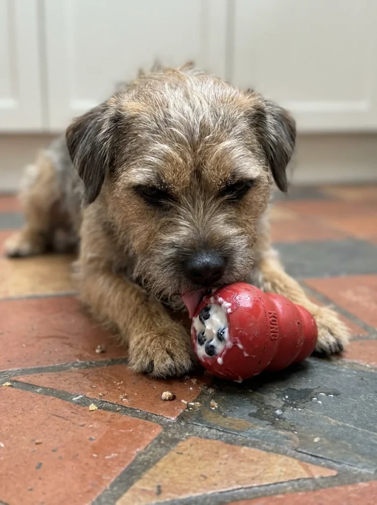 frozen kong lick mat coconut yogurt dog treat