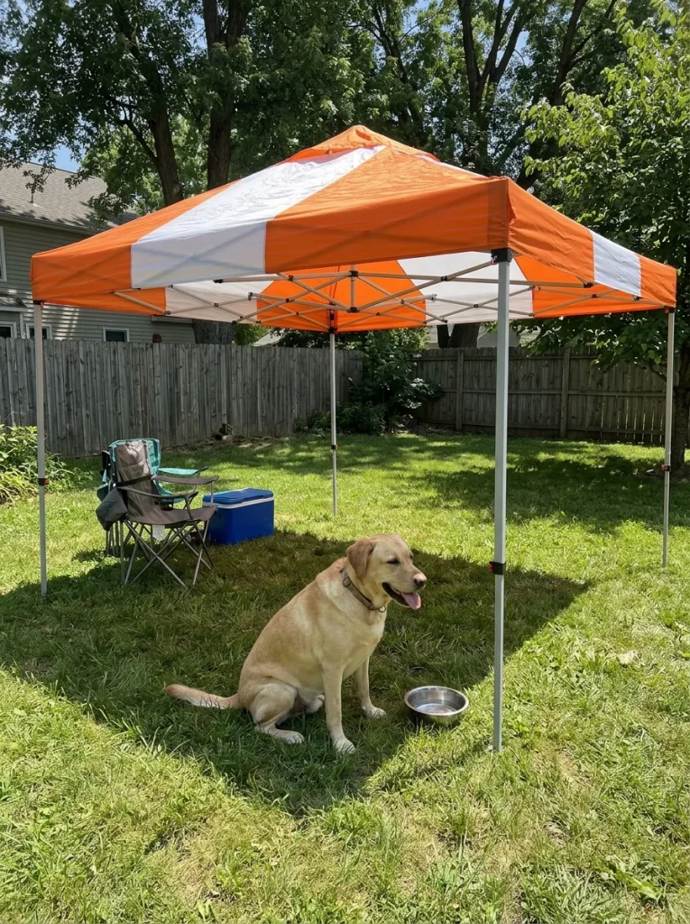 easy dog shade ideas pop up canopy