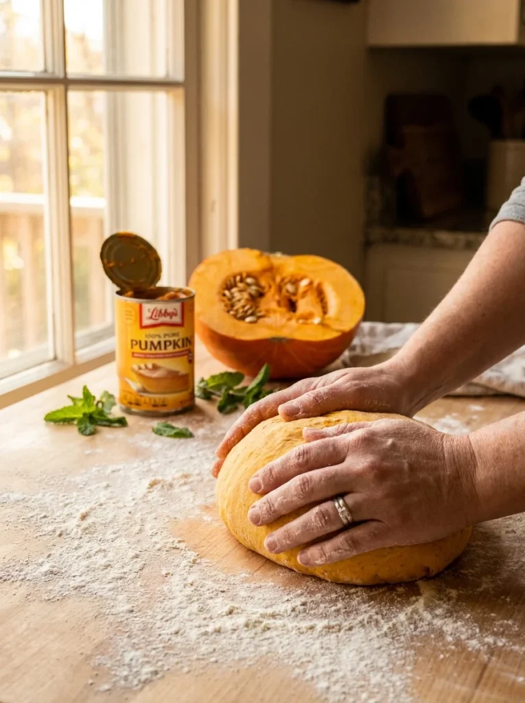 Pumpkin boosted mint parsley dog treats variation