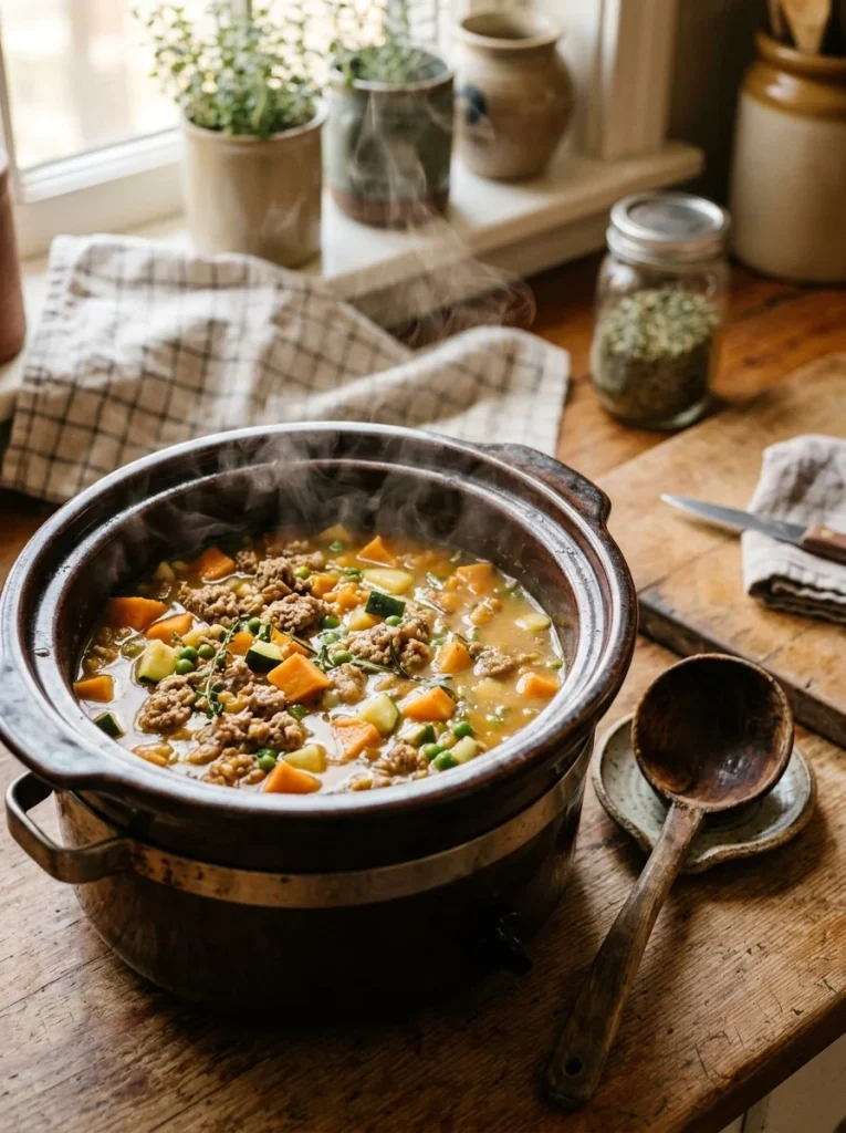 slow cooker turkey stew dog dinner recipe