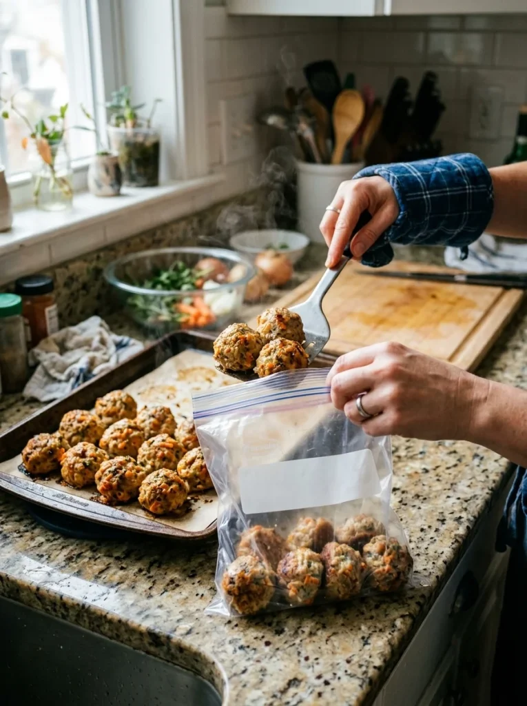 turkey veggie meatballs healthy dog dinner recipe