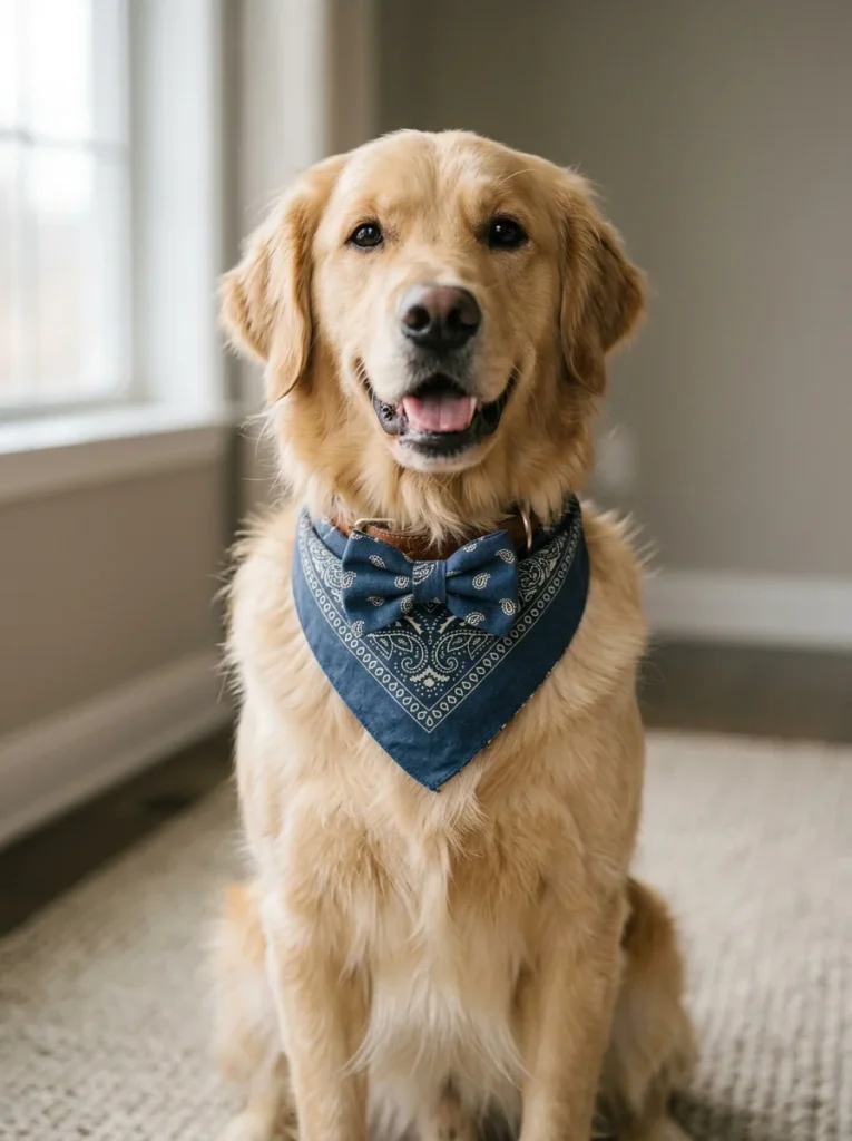 Over the Collar Dog Bandana Sewing Inspirations bow tie photo