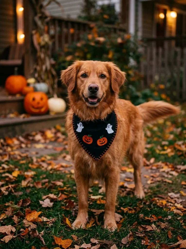 Over the Collar Dog Bandana Sewing Inspirations Halloween photo