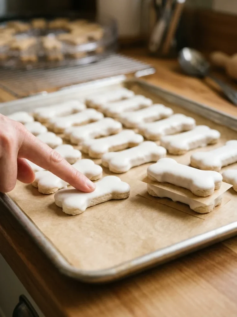 Hard-drying Greek yogurt frosting recipe for dog treats