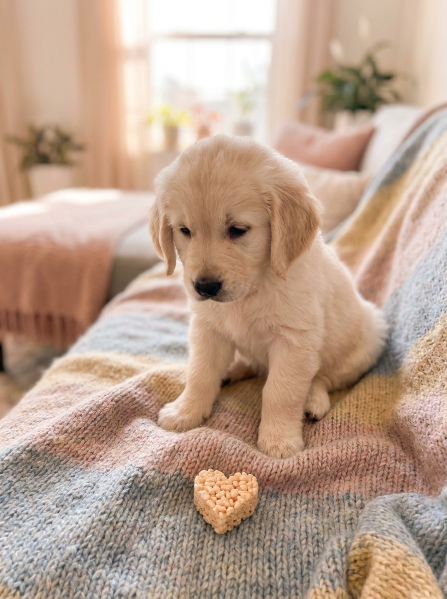 Adjusting homemade rice krispie treats for dogs for puppies and special dietary needs