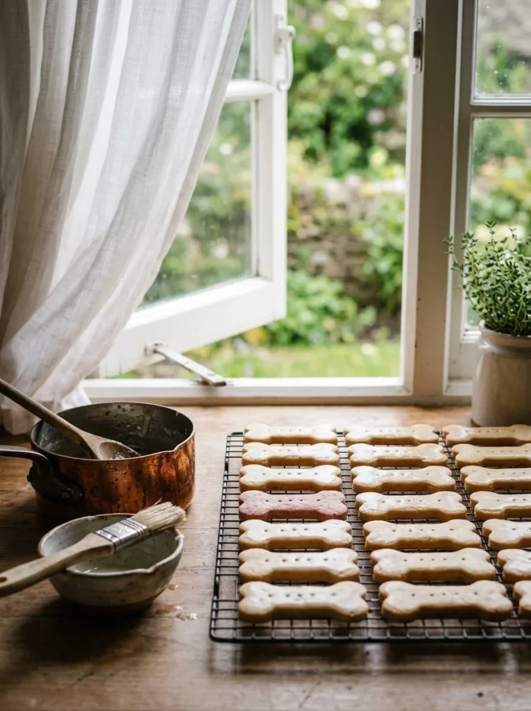 Best dog friendly icing that hardens as a thin rice flour glaze