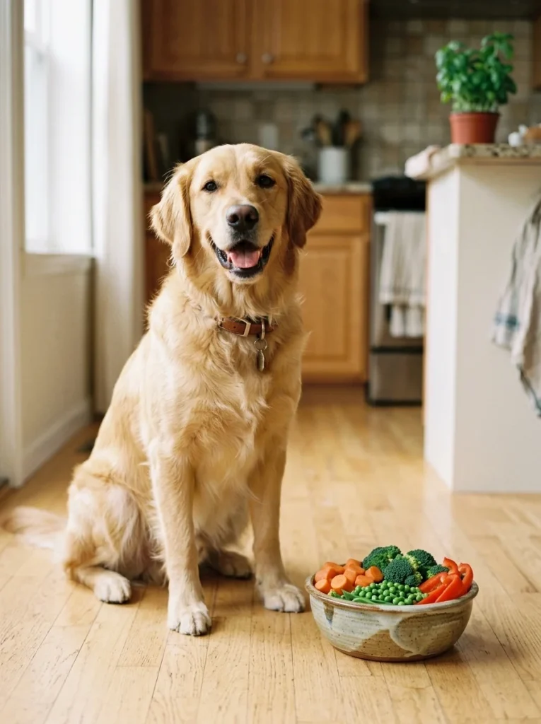 Best Vegetables for Dogs improving a dog's daily diet and health